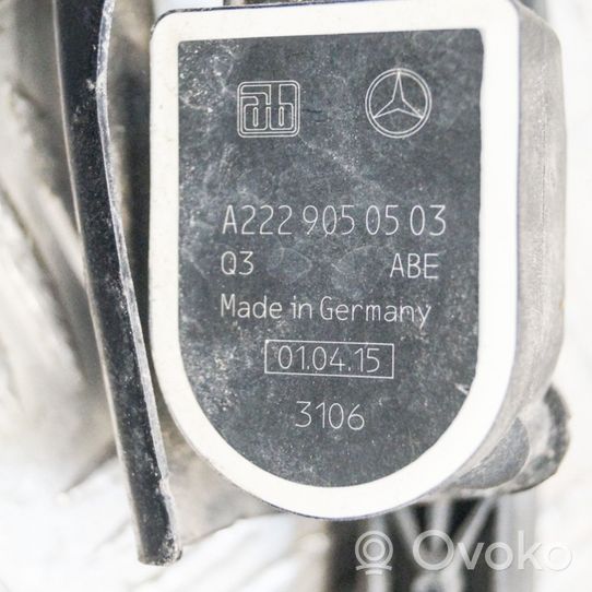 Mercedes-Benz S C217 Galinės pakabos aukščio daviklis A2229050503