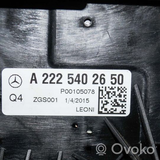 Mercedes-Benz S C217 Relè monitoraggio corrente A2225402650