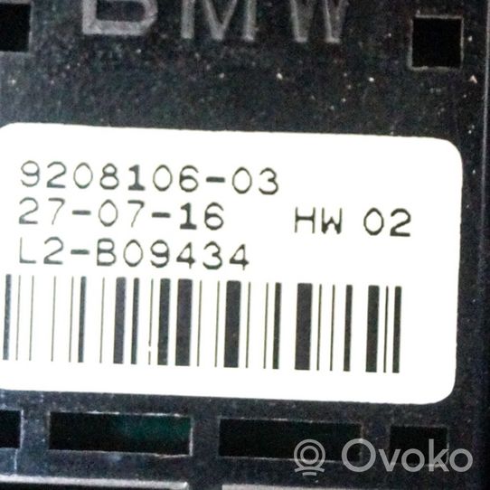 BMW X1 F48 F49 Sähkötoimisen ikkunan ohjauskytkin 9208106