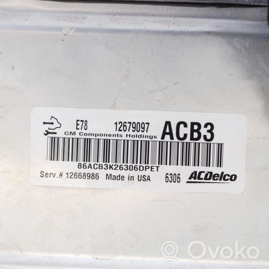 Opel Mokka X Sterownik / Moduł ECU 12679097