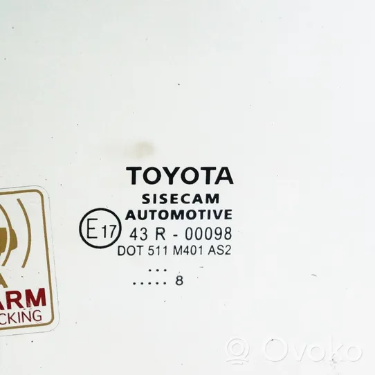 Toyota C-HR Szyba drzwi przednich 43R00098AS2