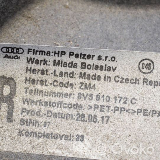 Audi A3 S3 8V Takapyörän sisälokasuojat 8V5810172C