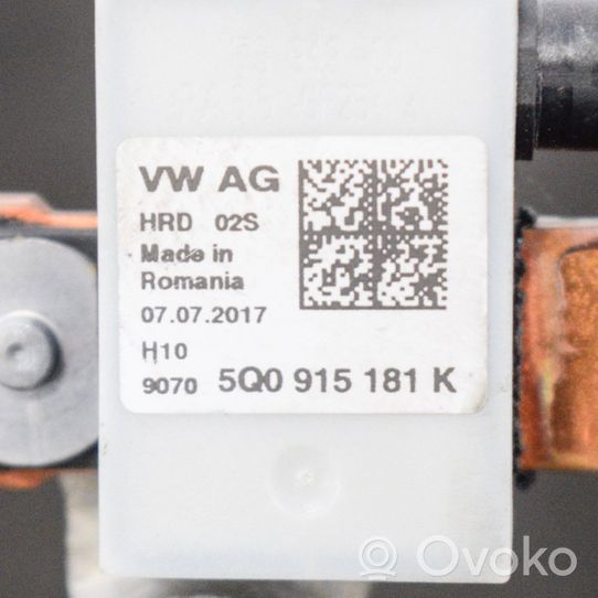 Volkswagen PASSAT B8 Negative earth cable (battery) 5Q0915181K