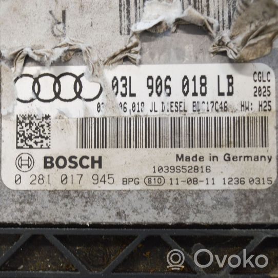 Audi A6 C7 Moottorin ohjainlaite/moduuli 