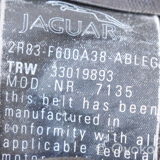 Jaguar S-Type Keskipaikan turvavyö (takaistuin) 
