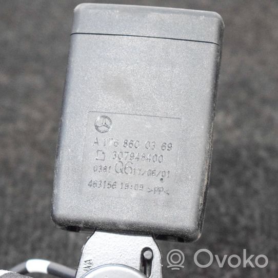 Mercedes-Benz GLA W156 Rear seatbelt buckle A1768600369