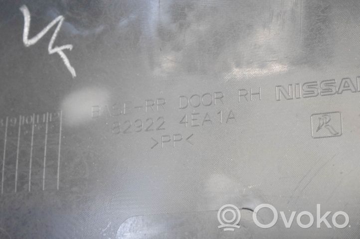 Nissan Qashqai Rear door card panel trim 829224EA1A