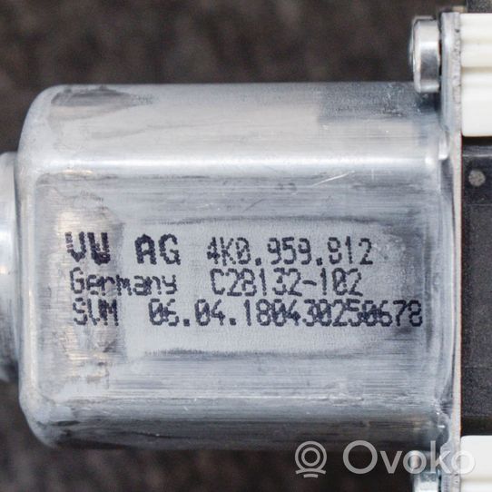 Audi A6 S6 C8 4K Takaoven ikkunan nostomoottori 4K0959812C28132102