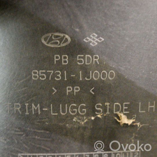 Hyundai i20 (PB PBT) Apatinis, bagažinės šono, apdailos skydas 857301J100RY