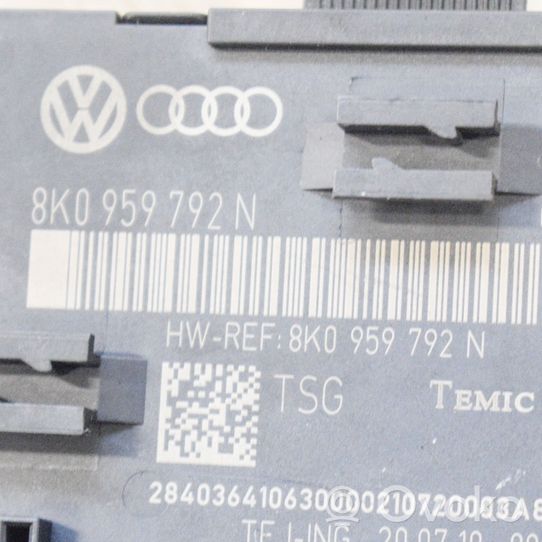 Audi Q5 SQ5 Sterownik / Moduł drzwi 8K0959792N
