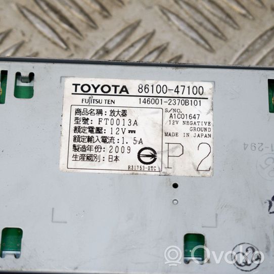 Toyota Prius (XW30) Amplificatore 8610047100