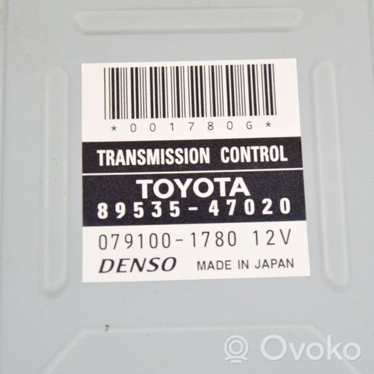 Toyota Prius (NHW20) Centralina/modulo scatola del cambio 0791001780