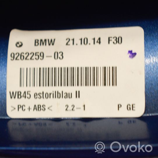 BMW 4 F32 F33 Cache enjoliveur d'antenne de toit (GPS) 9262259