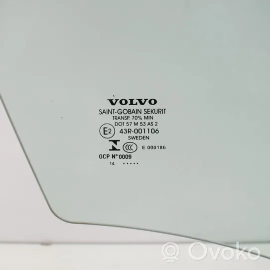Volvo V60 Szyba drzwi przednich 43R001106