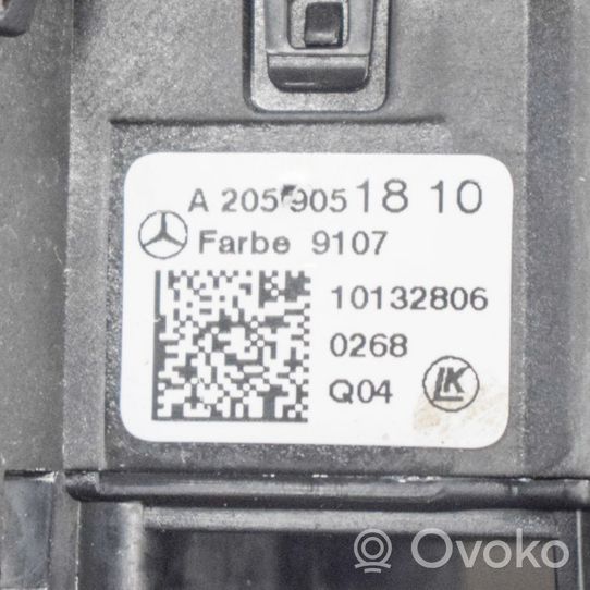 Mercedes-Benz GLC X253 C253 Interruptor de luz A2058210059