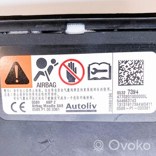 Opel Mokka X Airbag sedile 544663743