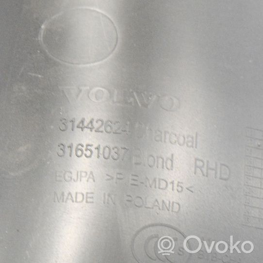 Volvo XC40 Rivestimento del vano portaoggetti del cruscotto 31651037