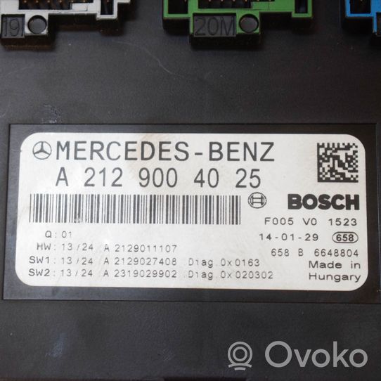 Mercedes-Benz E A207 Boîte à fusibles A2319029902