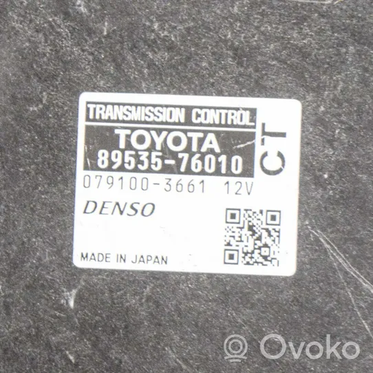 Toyota Prius (XW30) Sterownik / Moduł skrzyni biegów 8953576010
