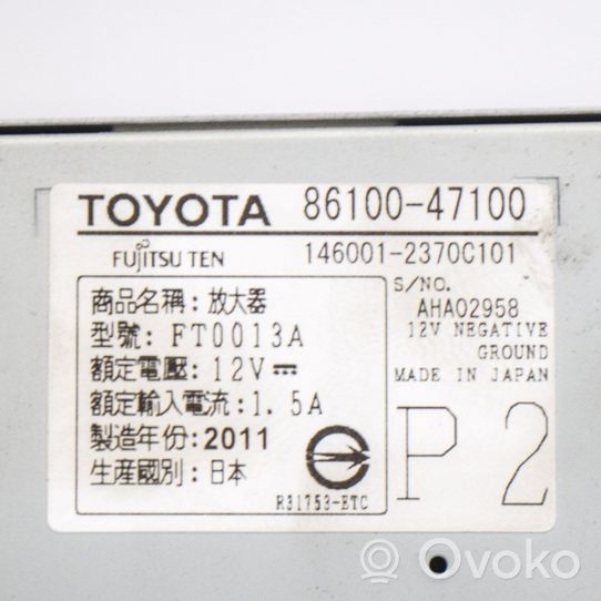 Toyota Prius (XW30) Amplificateur de son 1460012370C101