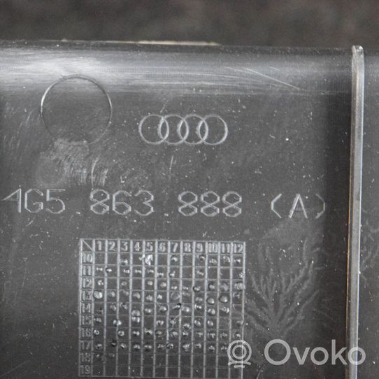 Audi A6 C7 Tavaratilan sivuverhoilu 4G5863888A