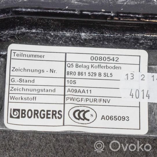 Audi Q5 SQ5 Keskikonsolin takasivuverhoilu 8R0861529B