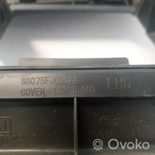 Subaru Forester SJ Garniture panneau inférieur de tableau de bord 66075FJ030