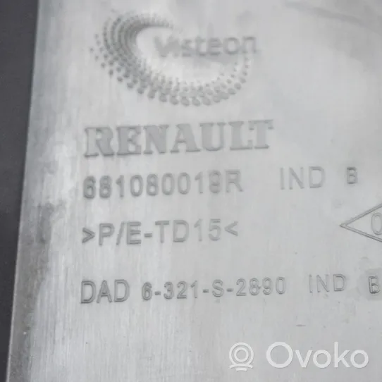 Renault Master III Revestimiento de los botones de la parte inferior del panel 681080019R
