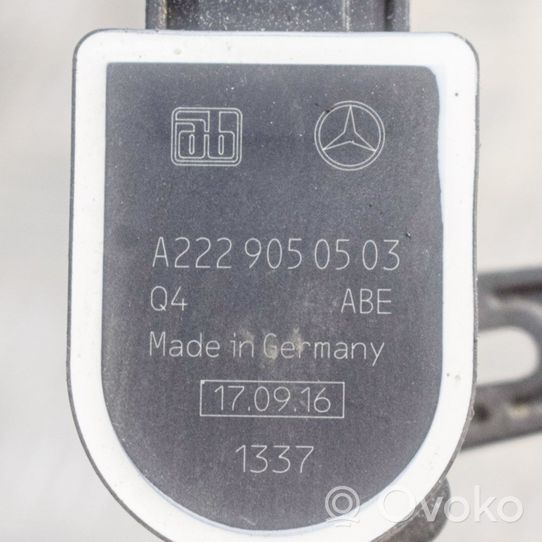 Mercedes-Benz S C217 Sensore di livello faro/fanale A2229050503