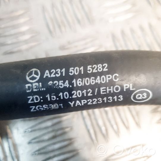 Mercedes-Benz SL R231 Engine coolant pipe/hose A2315015282