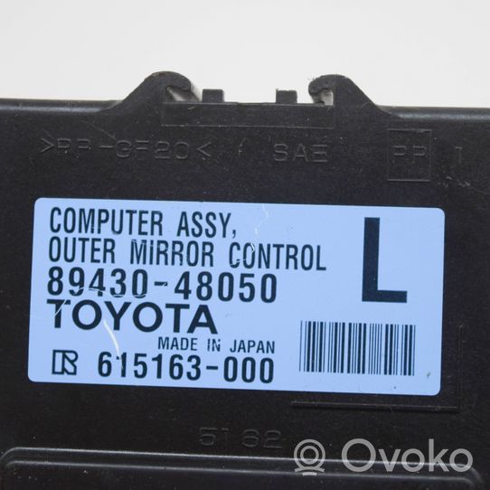 Lexus RX 330 - 350 - 400H Sivupeilin ohjainlaite 615163000