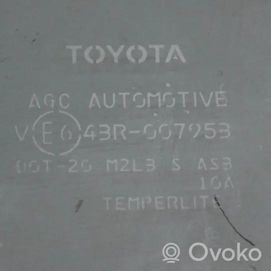 Toyota Prius (XW50) Vitre de fenêtre porte arrière 43R007953
