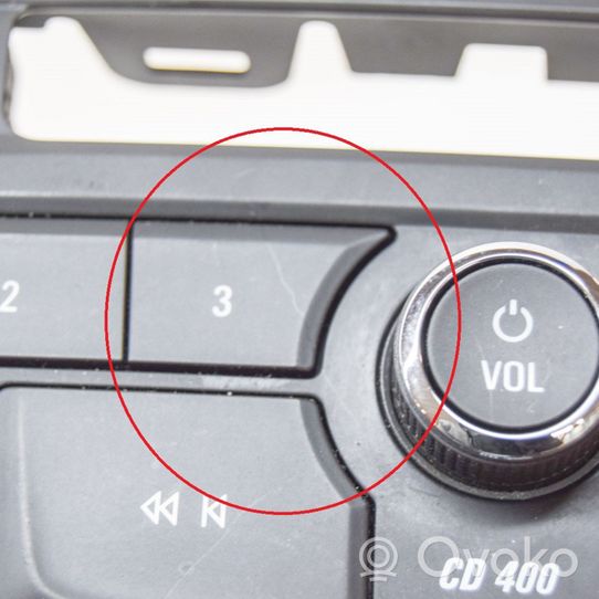Opel Zafira C Interrupteur de contrôle du volume A2C53375838
