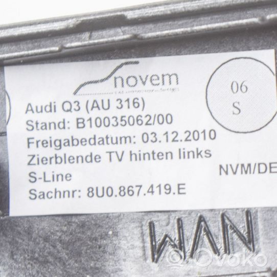 Audi Q3 8U Другая деталь салона 8U0864261AF