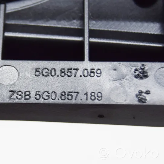 Volkswagen Golf VII Garniture de tableau de bord 5G0857059