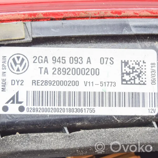 Volkswagen T-Roc Takaluukun takavalot 2892000200