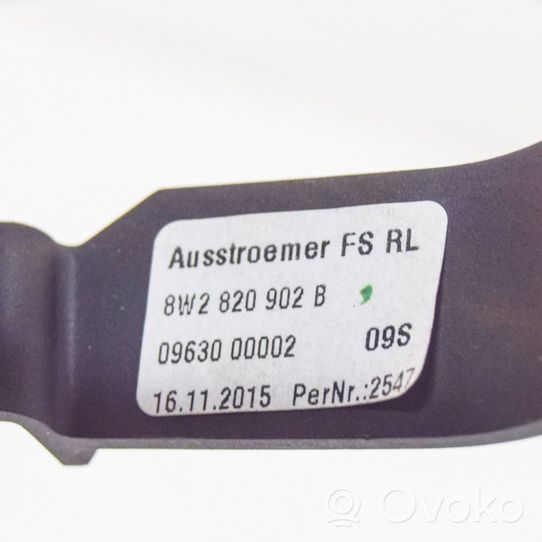 Audi A4 S4 B9 Rivestimento del vano portaoggetti del cruscotto 8W2820902B