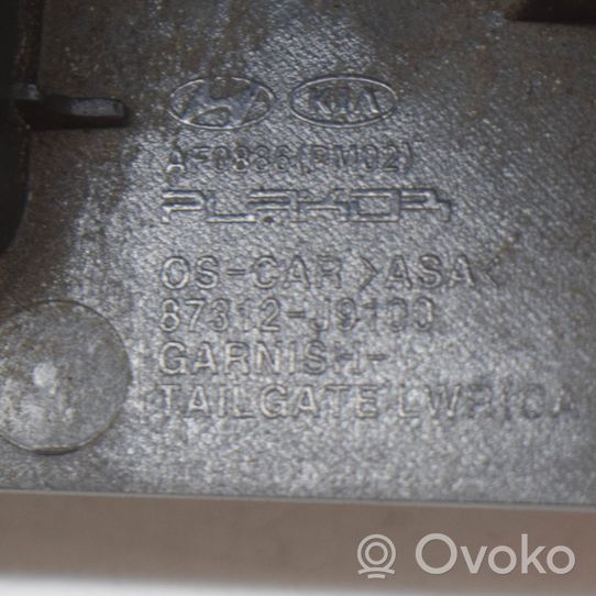 Hyundai Kona I Bagāžnieka numura zīmes apgaismojuma līste 87312J9100