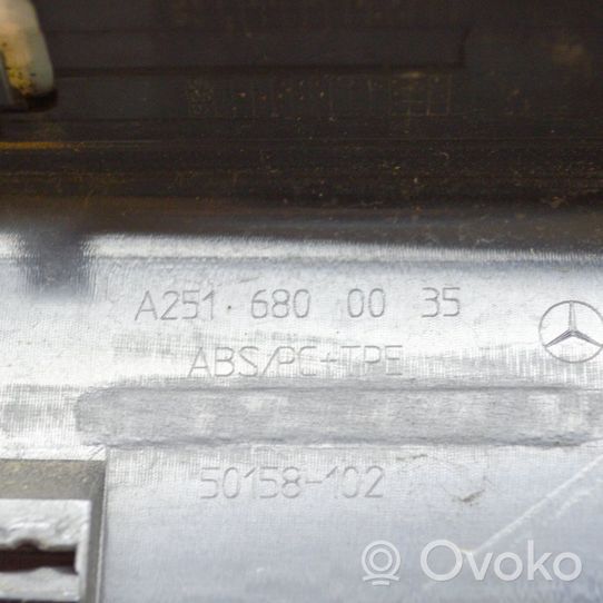 Mercedes-Benz R W251 Copertura del rivestimento del sottoporta anteriore A2516800035