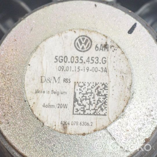 Volkswagen Golf VII Głośnik drzwi tylnych 5G0035453G