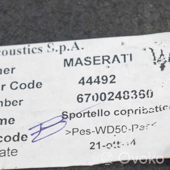 Maserati Ghibli Garniture latérale de console centrale arrière 6700248360