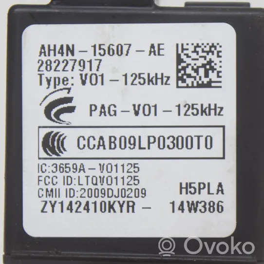 Volvo XC60 Lettore di codici immobilizzatore (antenna) AH4N15607AE