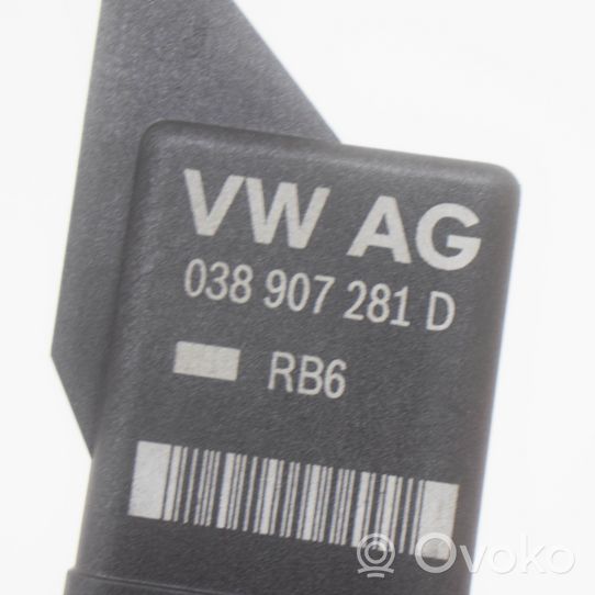 Audi A5 Przekaźnik / Modul układu ogrzewania wstępnego 038907281D