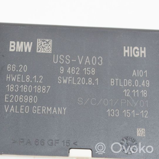 BMW X3 G01 Pysäköintitutkan (PCD) ohjainlaite/moduuli 9462158