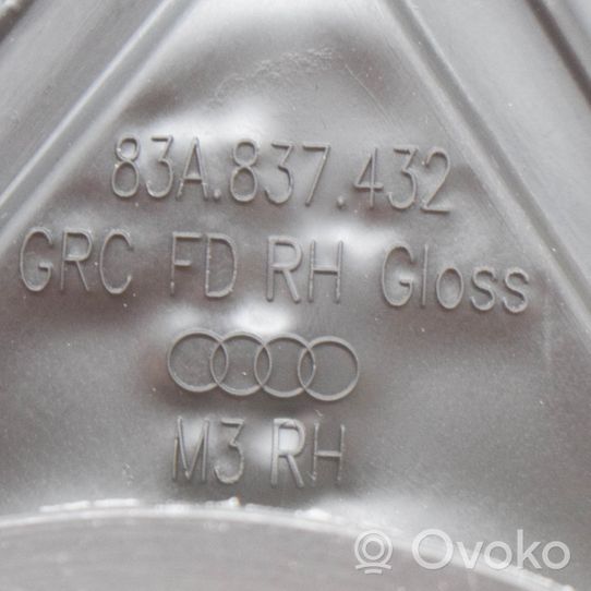 Audi Q3 F3 Etuoven lasin muotolista 83A837432