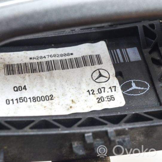 Mercedes-Benz A W176 Poignée extérieure avant A2047602000