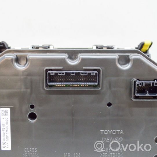 Toyota Yaris Compteur de vitesse tableau de bord 83800F5451