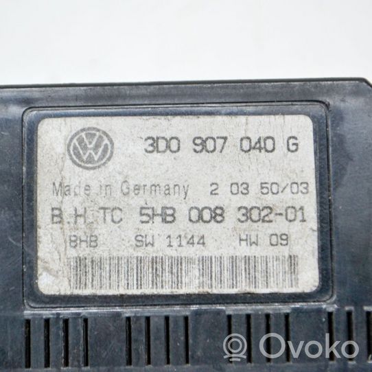 Volkswagen Phaeton Muut laitteet 3D0907040G