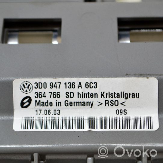 Volkswagen Phaeton Etuistuimen valo 3D0947136A