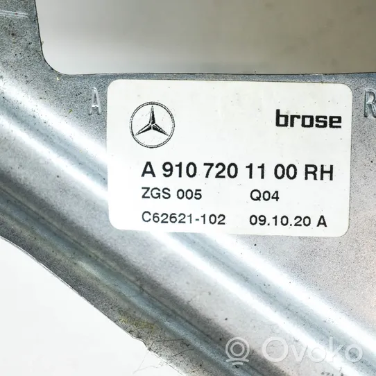 Mercedes-Benz Sprinter W907 W910 Alzacristalli della portiera anteriore con motorino C73629100